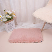 Human Pet Dual-Use Plush Pad Pet Round Pad Warm And Comfortable Machine Washable Small Suitable For Autumn And Winter Comfort