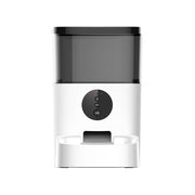 The Smartphone APP Of Pet Feeder Controls The Intelligent Automatic Feeding Machine 4L For Regular Quantification Of Cat And Dog Food