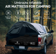 Umbratuo 6-6.6 feet (approximately 1.8-2.0 meters) medium truck bed air cushion suitable for short beds, inflatable mattress wi