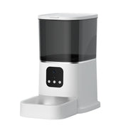 Smart Cat Feeder with Timed Remote Feeding, 6L Automatic Dog Food Dispenser, Pet Feeder with WiFi
