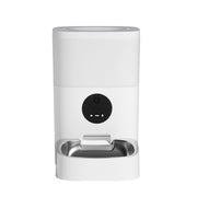 The Smartphone APP Of Pet Feeder Controls The Intelligent Automatic Feeding Machine 4L For Regular Quantification Of Cat And Dog Food