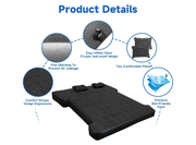 Umbratuo 6-6.6 feet (approximately 1.8-2.0 meters) medium truck bed air cushion suitable for short beds, inflatable mattress wi