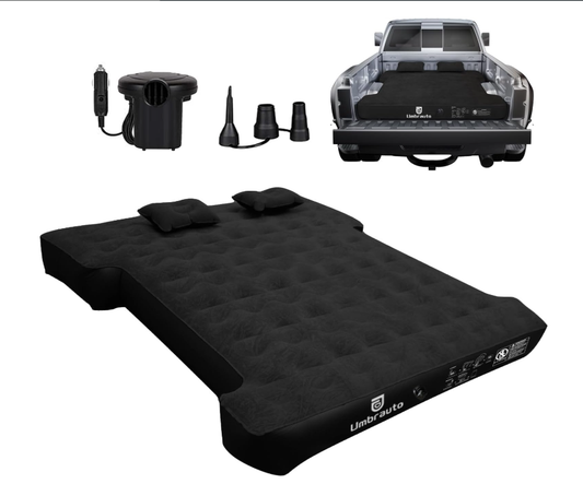 Umbratuo 6-6.6 feet (approximately 1.8-2.0 meters) medium truck bed air cushion suitable for short beds, inflatable mattress wi