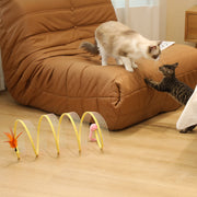 S-Shaped Cat Pet Tunnel Toys Foldable Channel